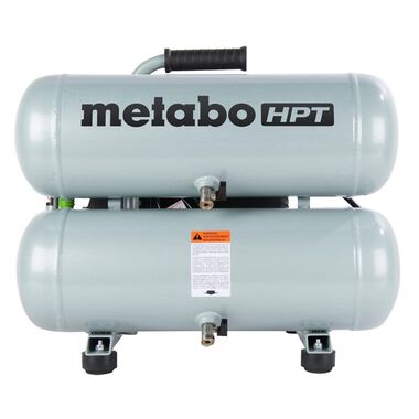 Metabo HPT Portable 4 Gallon Twin Stack Air Compressor
