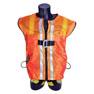 Guardian Fall Protection Mesh Construction Tux Harness - M - Orange, large image number 0
