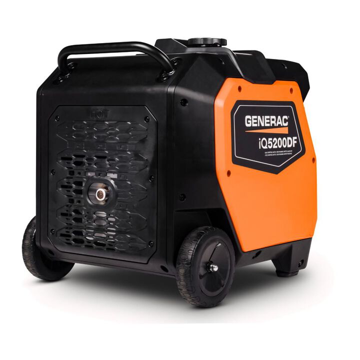 Generac IQ Series 5,200 Watt Dual Fuel 50-State Portable Inverter Generator with COsense Technology, large image number 15