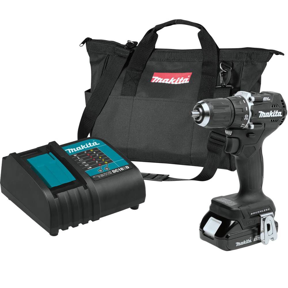 Makita 18V LXT Driver Drill 1 2in Lithium Ion Sub Compact Kit