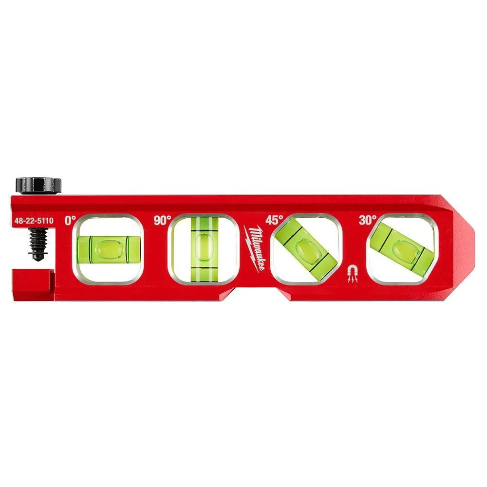 Milwaukee 6.5 Pipe Lock Billet Torpedo Level - 48-22-5110
