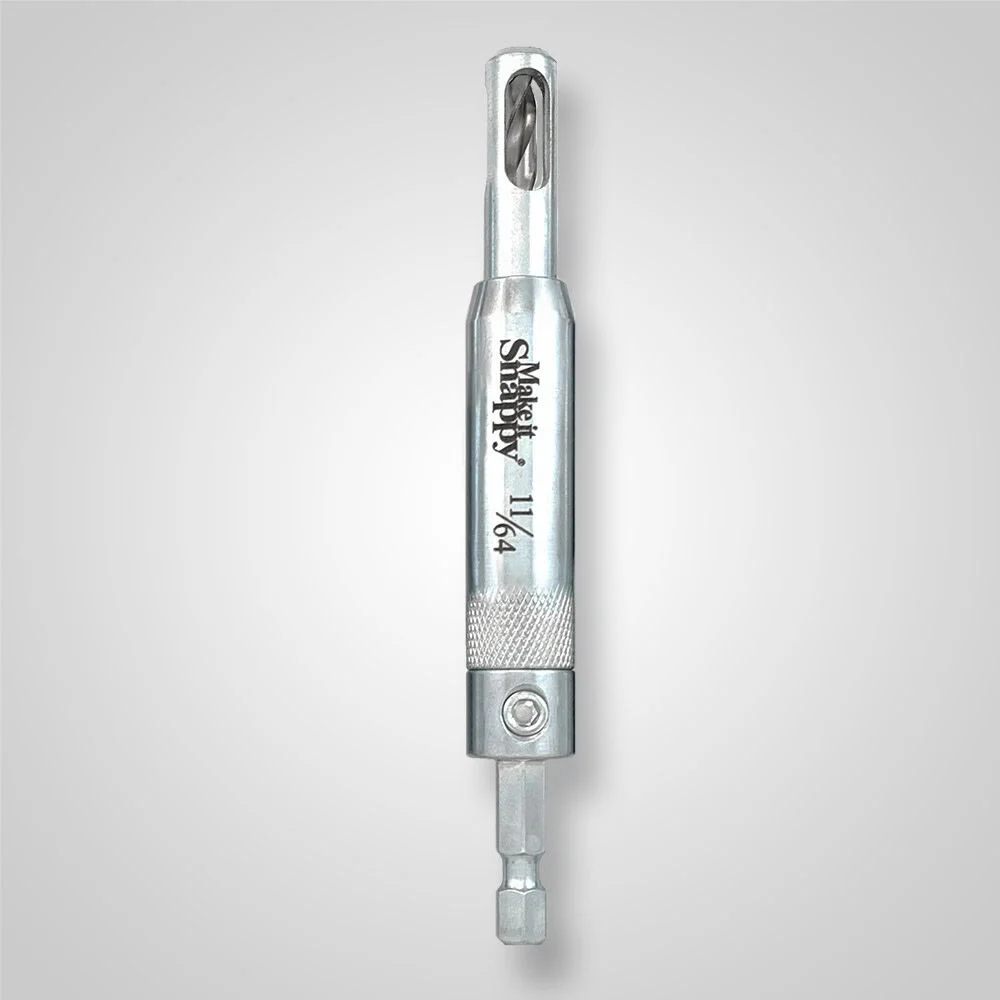 Make It Snappy Self Centering Hinge Bit for #12 Screws 11/64in HSS Twist Drill, large image number 1
