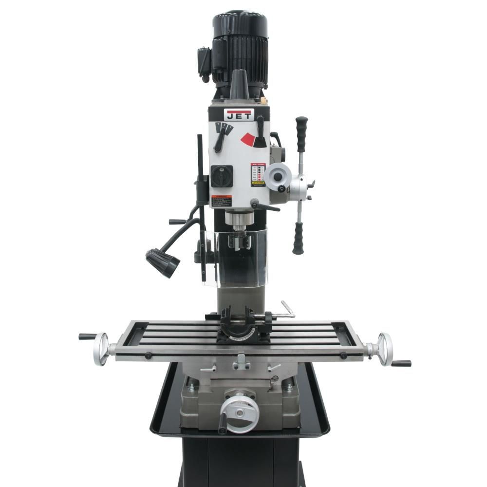 JET Variable Speed Square Column Geared Head Mill/Drill with Newall DP500 2-Axis DRO, large image number 1