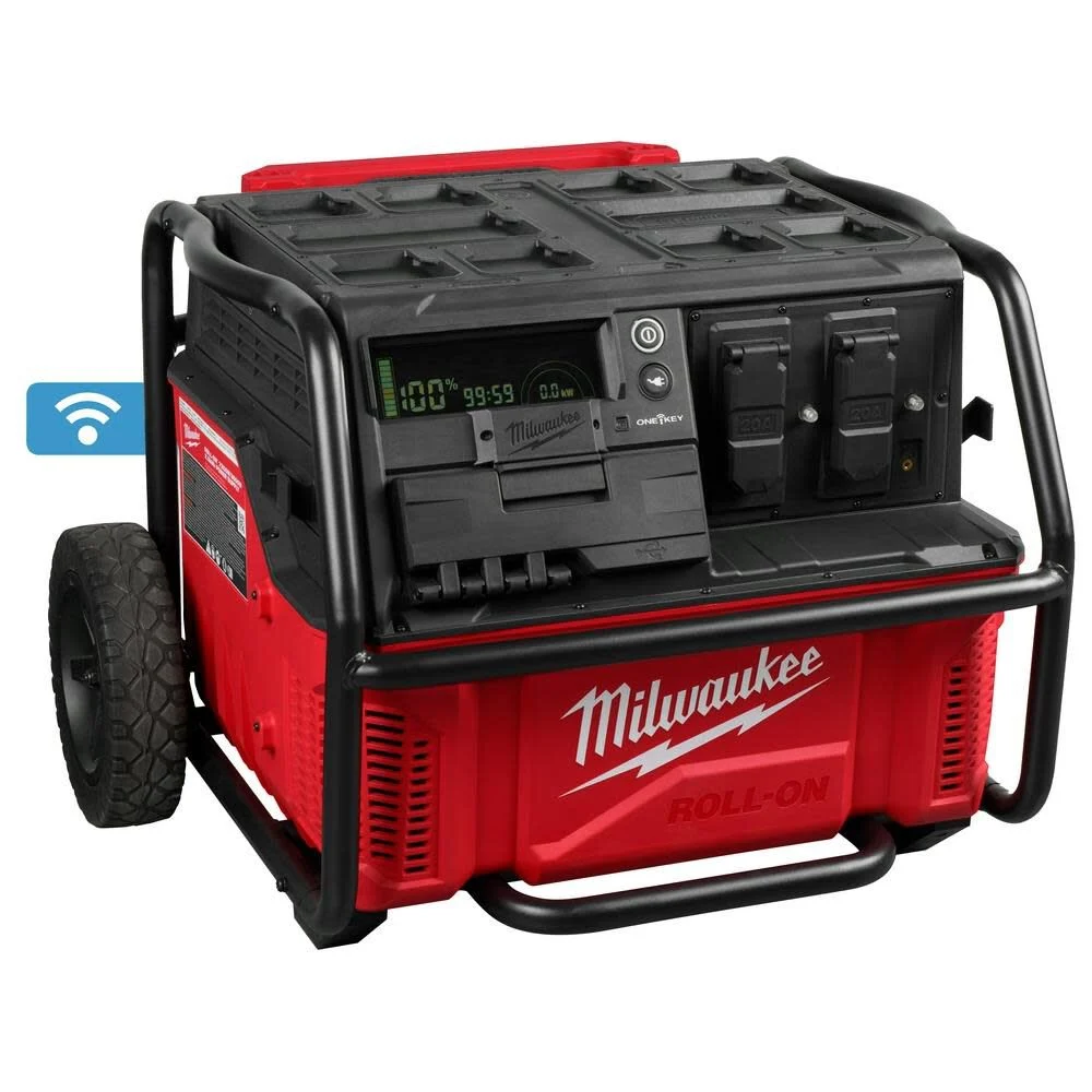 Milwaukee Roll-On 7,200 Watt Integrated Lithium-Ion Battery Portable Power Supply, large image number 1
