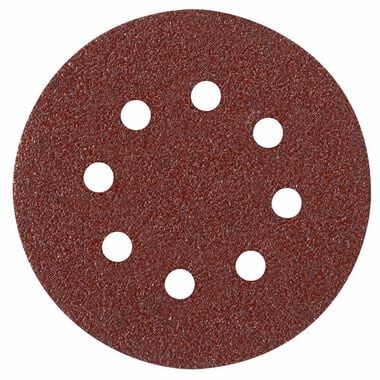 Bosch 5 pc. 40 Grit 5 In. 8 Hole Hook-and-Loop Sanding Discs