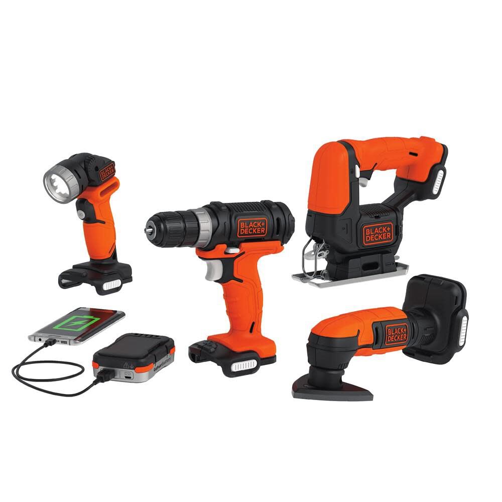 Black + Decker 4-Tool Combo Kit