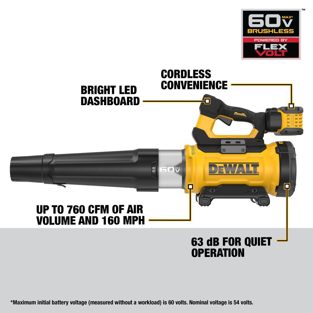 Dewalt flexvolt blower kit discount
