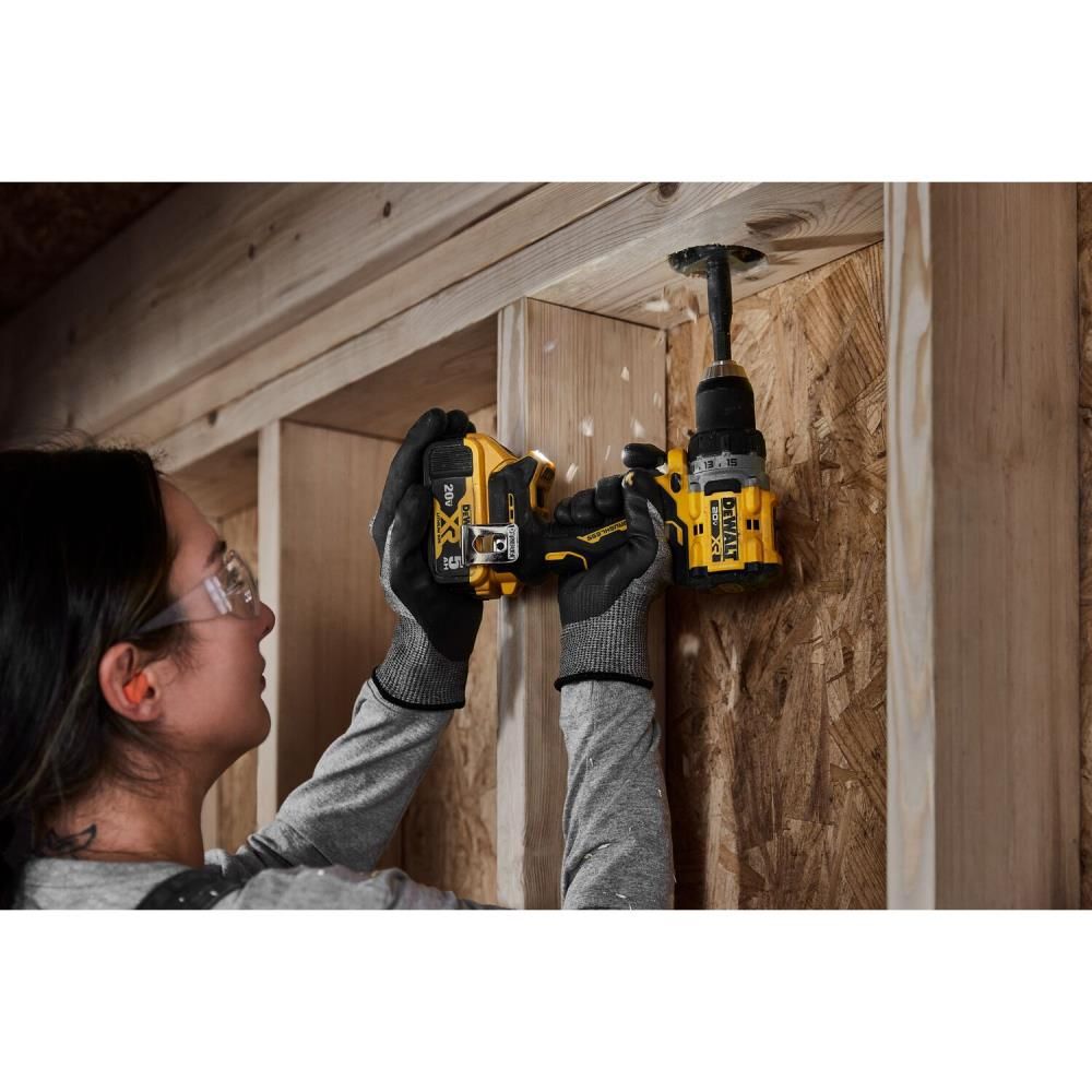 DEWALT 20V XR Compact Drill Driver Kit & Elite Series 100pc Drill Driver Set, large image number 20