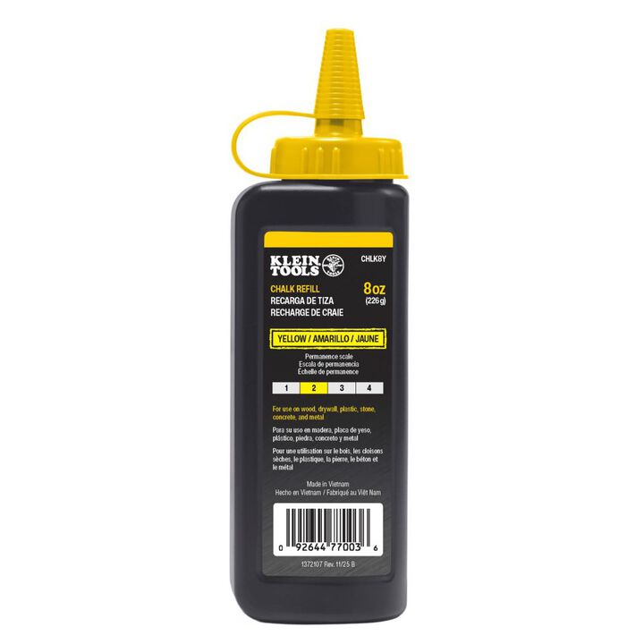 Klein Tools 8 Oz Yellow Chalk Refill
