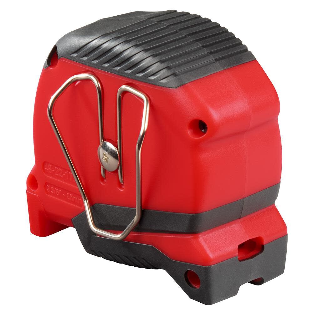 Milwaukee 25 Ft Compact Tape Measure, FASTBACK Compact Folding Utility Knife, and INKZALL Fine Point Black Marker 2pk Bundle, large image number 5