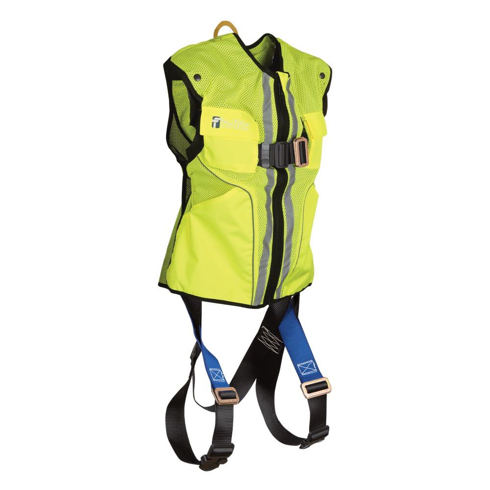 Falltech Hi Viz Lime Vest, large image number 2