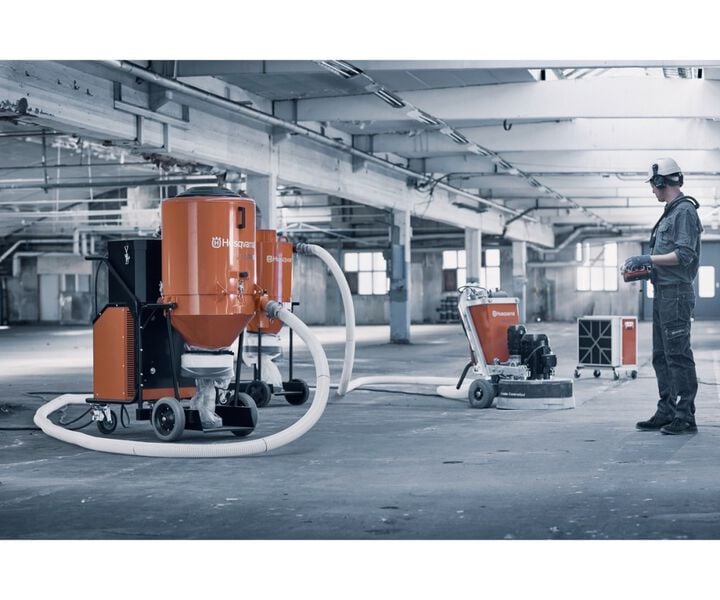Husqvarna Construction T 7500 230V 10.1HP Industrial Dust Extractor Reconditioned, large image number 7