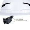 Klein Tools Class E Type-2 Hard Hat, Non-Vented Full Brim, Chin Strap, White, US ONLY, small image number 3