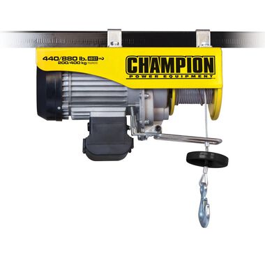 Champion Power Equipment 440/880-Lb Automatic Electric Hoist with Remote Control, large image number 5
