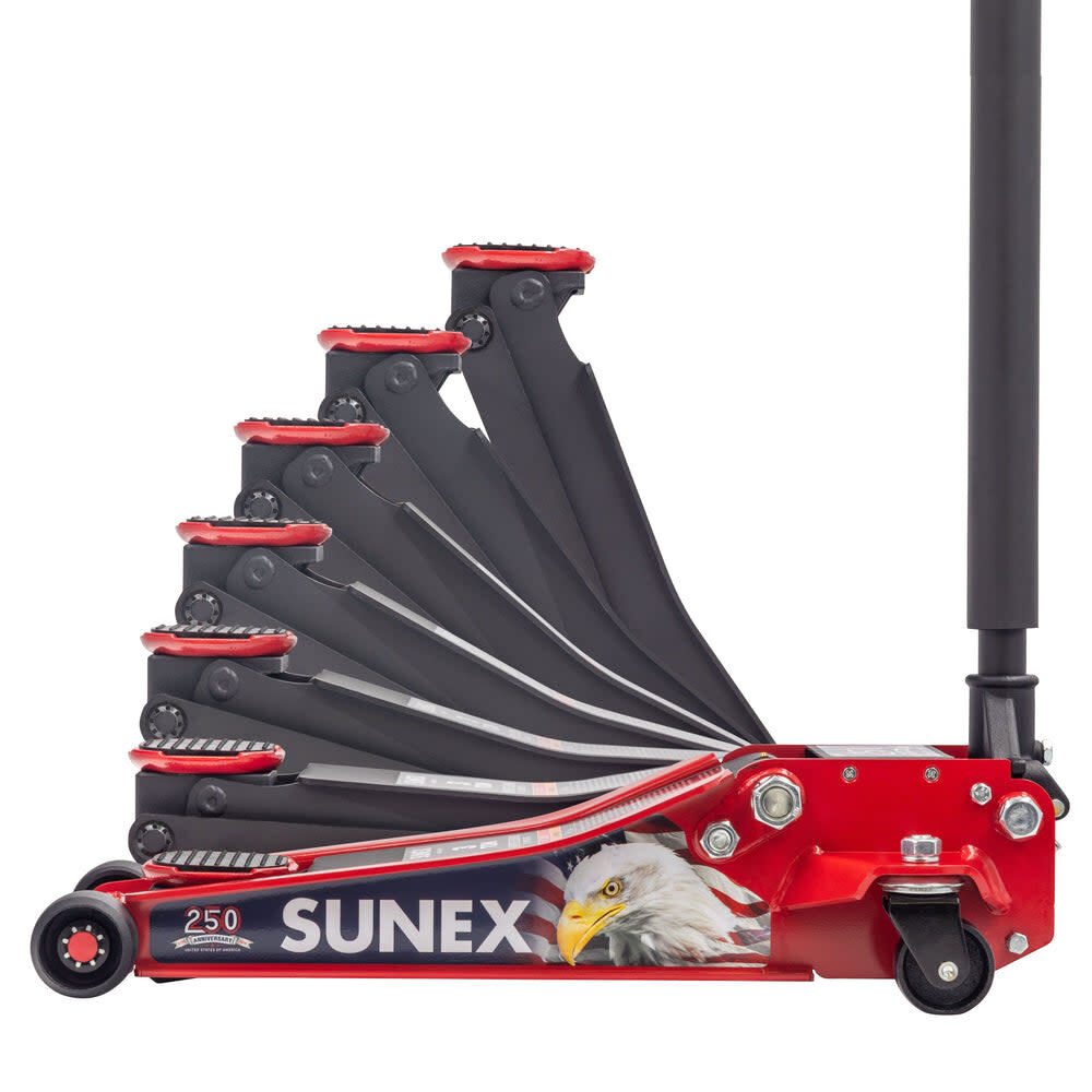 Sunex American Eagle 250th 3 Ton Low Profile Floor Jack, large image number 2