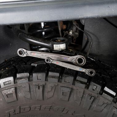 Klein Tools SAE Ratcheting Quad Wrench Set 2 Piece