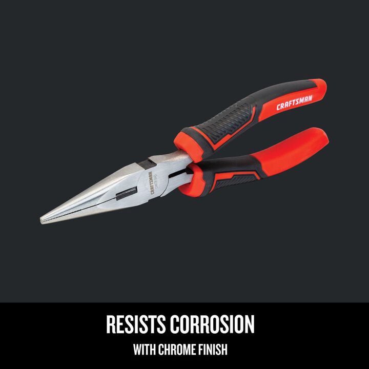 CRAFTSMAN 8 Inch Long Nose Pliers, large image number 2