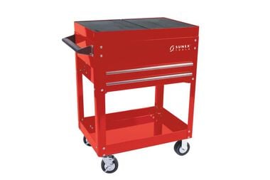 Sunex Compact Slide Top Utility Cart (Red)