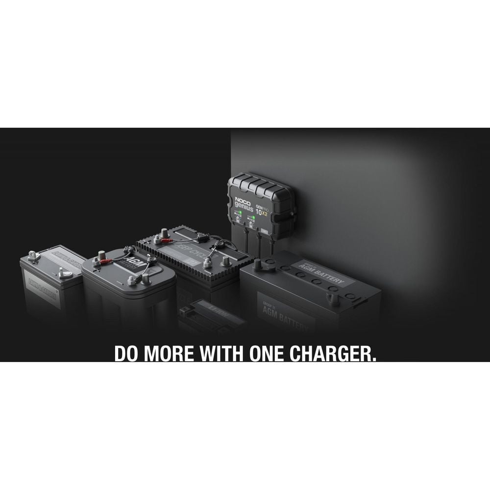 Noco Battery Charger 12V 20A Fully Automatic 2 Bank On Board, large image number 6