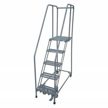 Cotterman Series 1000 5 Step X 26in W A6 Tread Step Ladder w/handrails