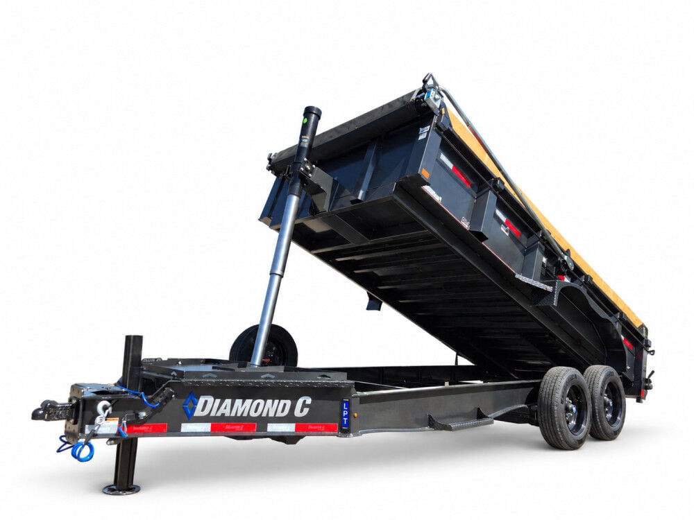 Diamond C LPT 16 Ft Tandem Axle Dump Trailer 2027, large image number 1
