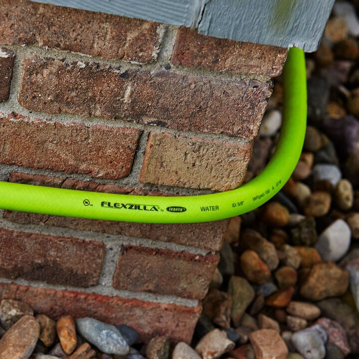 Flexzilla SwivelGrip Garden Hose, 5/8 Inch x 100 Feet, 3/4 Inch - 11 1/2 GHT Fittings, ZillaGreen, large image number 8