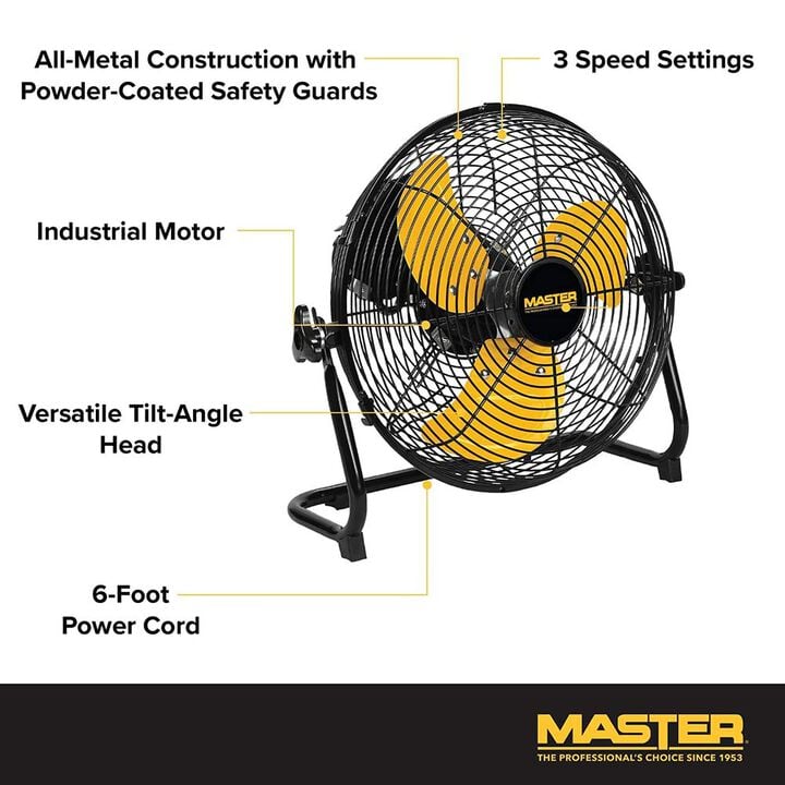 Master Floor Fan High Velocity Direct Drive 12in, large image number 2
