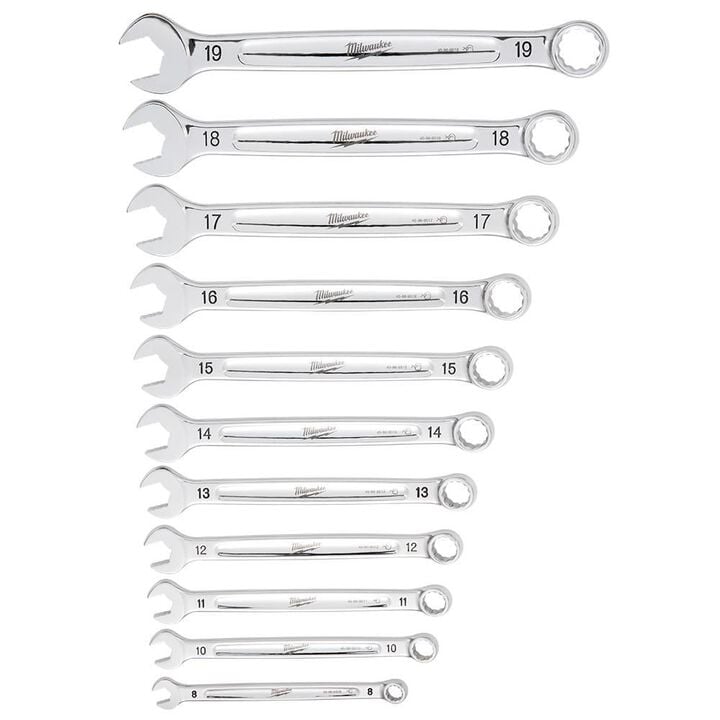 Milwaukee Metric Combination Wrench 11pc Set, large image number 11