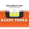 Klein Tools 3-Vial Box Level, 72-Inch, small image number 2
