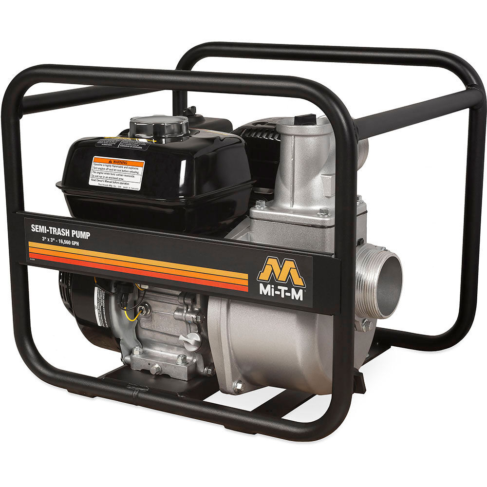 Mi T M 3 In. Semi Trash Pump, large image number 1
