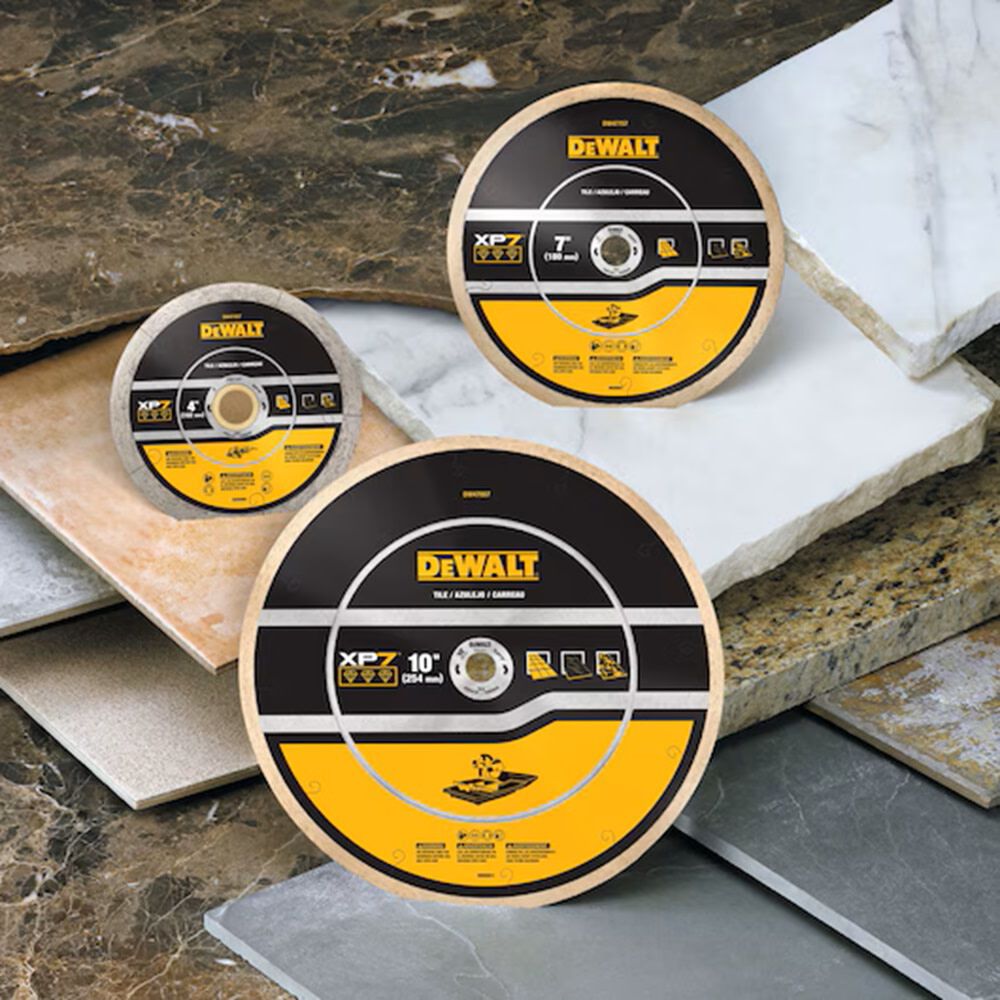 DEWALT XP7 4 Inch Continuous Rim Diamond Blade for Tile, large image number 10