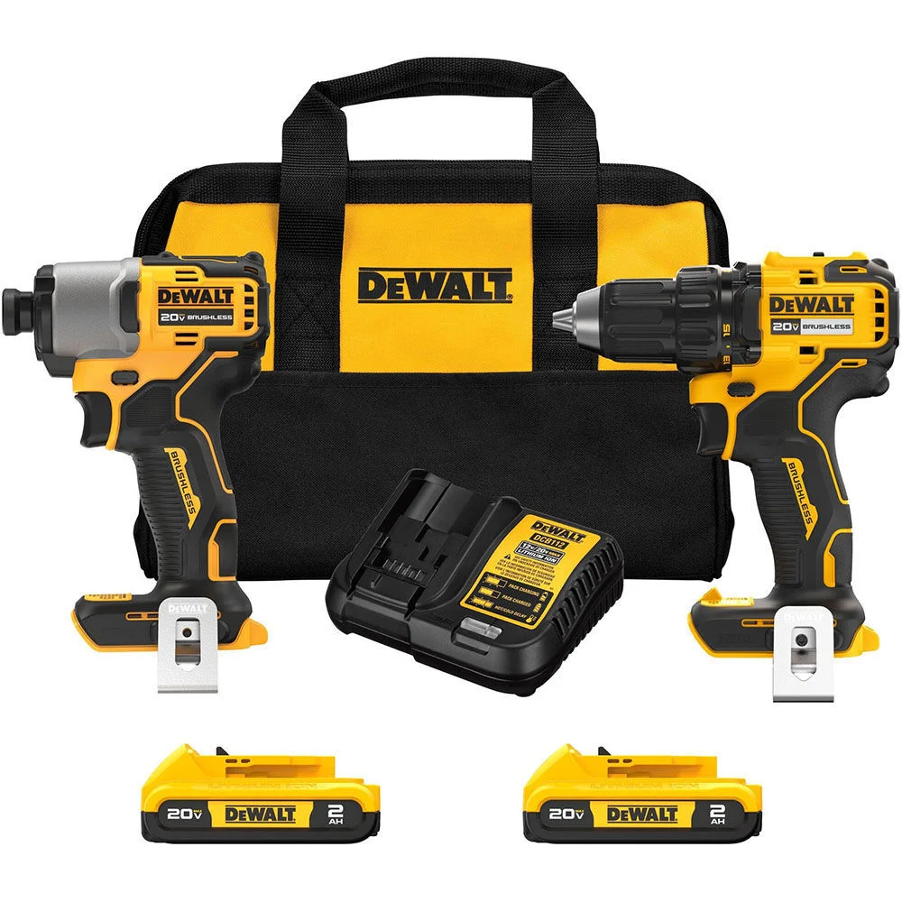 DEWALT 20V MAX Brushless 2 Tool Combo Kit, large image number 1