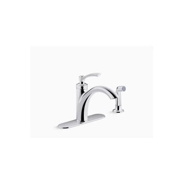 Kohler Linwood Kitchen Faucet Polished Chrome 1 Handle