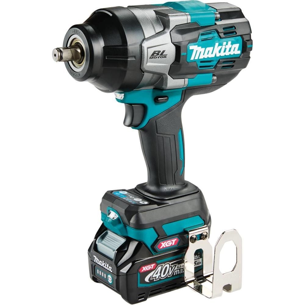 Makita 40V max XGT Brushless Cordless 4-Speed High-Torque 1/2 Inch Square Drive Impact Wrench 2.5Ah Kit with Friction Ring Anvil, large image number 8