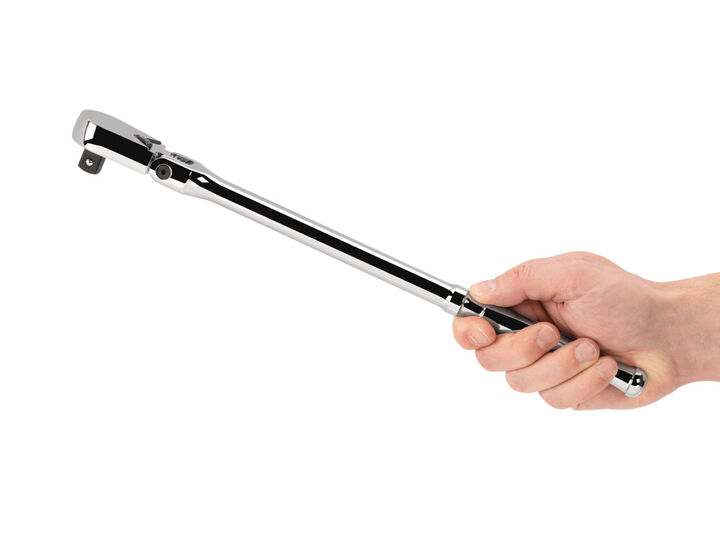 Tekton 1/2 Inch Drive x 14 Inch Flex Head Non Quick Release Long Ratchet, large image number 5
