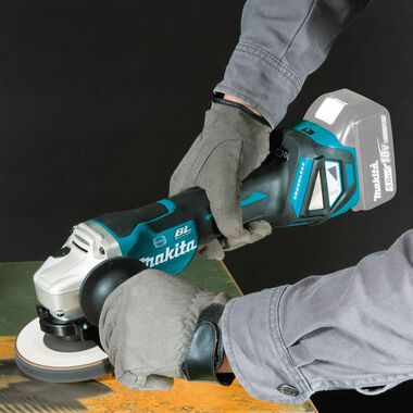 Makita 18V LXT 4 1/2 / 5in Paddle Switch Cut-Off/Angle Grinder (Bare Tool), large image number 4