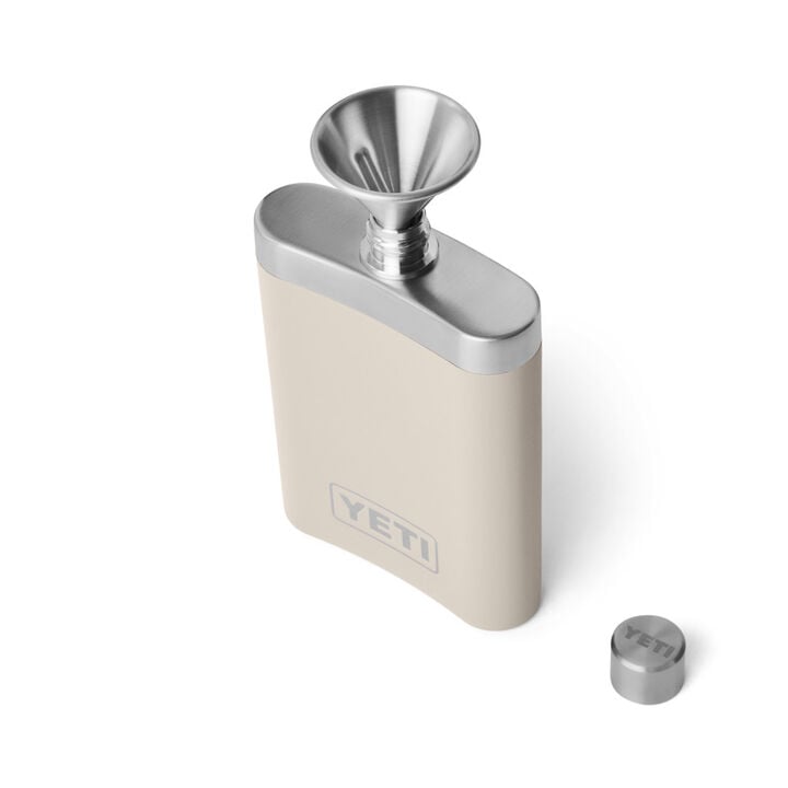 YETI 7 Oz Flask with Funnel Cape Taupe