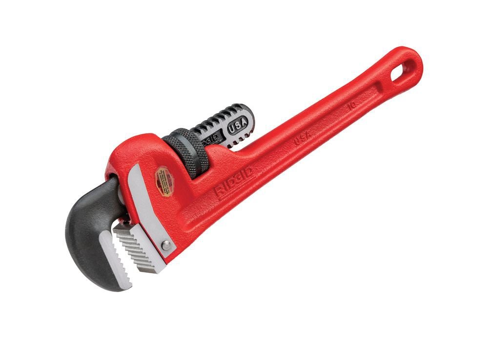 Ridgid 10 Inch Heavy-Duty Straight Pipe Wrench, large image number 3