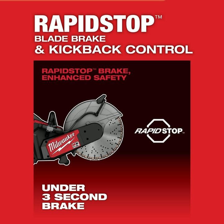 Milwaukee MX FUEL 14 in Cut-Off Saw with RAPIDSTOP Brake (Bare Tool), large image number 4