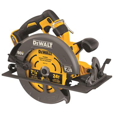 DEWALT FLEXV 60V MAX 7 1/4in Circular Saw with Brake (Bare Tool), large image number 1