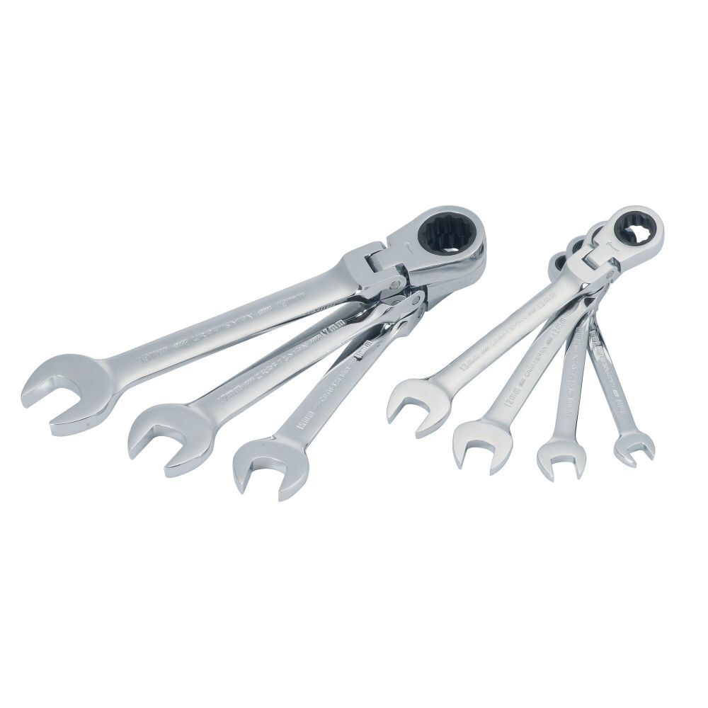 CRAFTSMAN Metric Flex Head Ratchet Wrench Set, 7 Piece, large image number 3