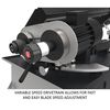 JET 10 x 18 Semi Auto Dual Mitering Horizontal Bandsaw Hydraulic Vise, small image number 3