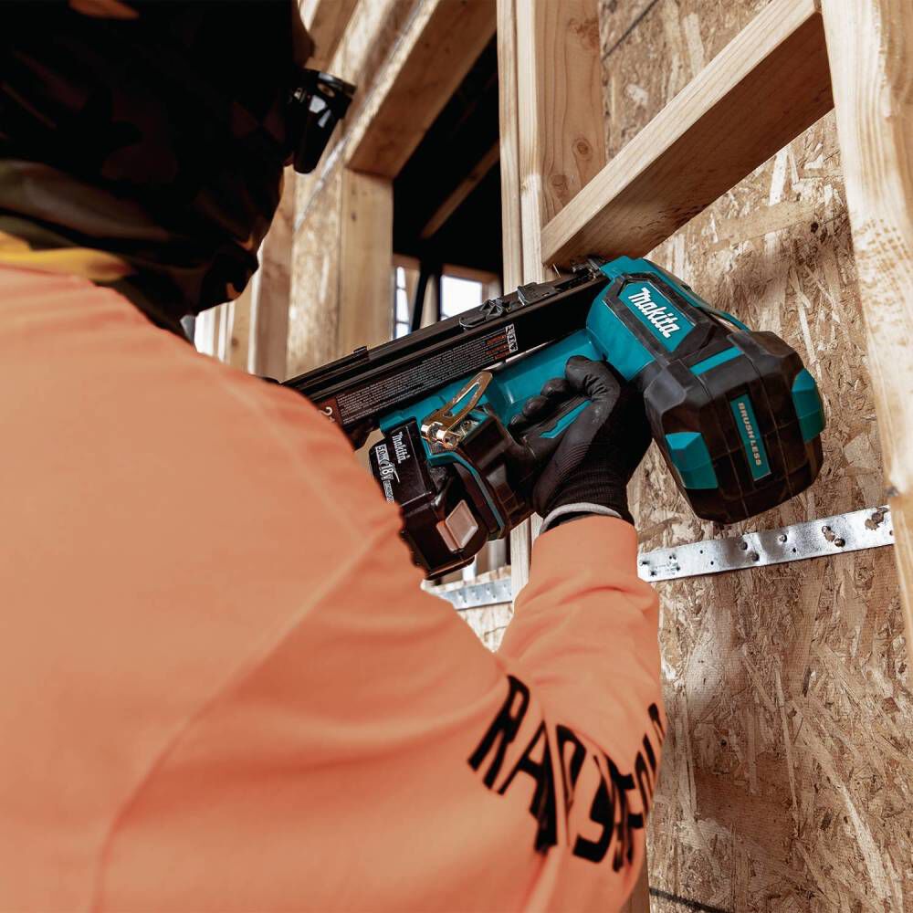 Makita 18V LXT 4.0Ah Lithium-Ion Brushless Cordless 21 Degree Full Round Head 3-1/2 Inch Framing Nailer Kit, large image number 17