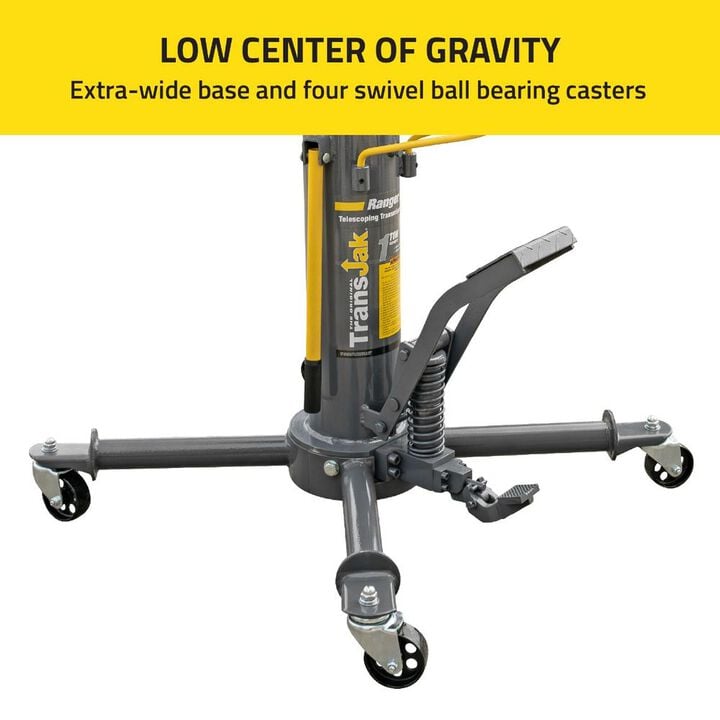 Ranger RTJ-1 1-Ton Capacity Telescoping Transmission Jack, large image number 4