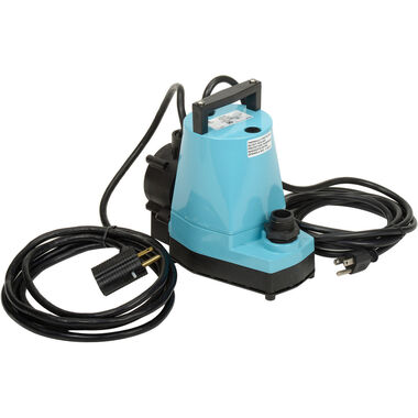 Little Giant Pump 5-ASP 1/6HP 115V Submersible Utility Pump with Piggyback Diaphragm Switch