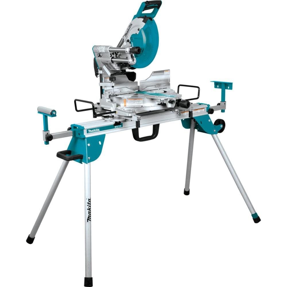 Makita 12in Dual-Bevel Sliding Compound Miter Saw with Laser and Stand – LS1219LX