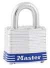 Master Lock 1.642-in Laminated Steel Shackle Keyed Padlock - 3KA, small