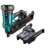 Makita 18V LXT Lithium-Ion Cordless 30 Degree Clipped Head 3-1/2 Inch Framing Nailer (Bare Tool) & Proud-Setting Nose Adapter Bundle, small image number 1