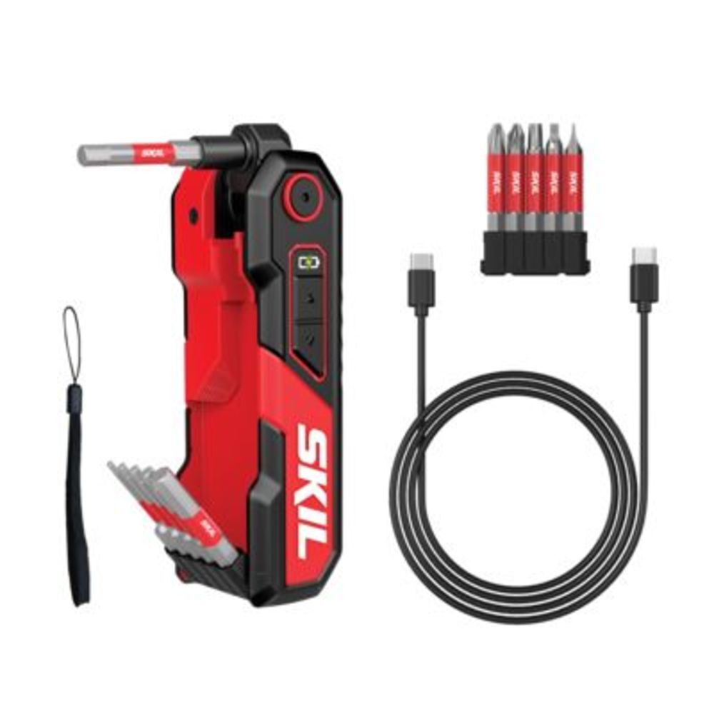 SKIL PWR CORE GO Folding Hex Key with 11 Piece Bit Set & Hand Strap, large image number 1