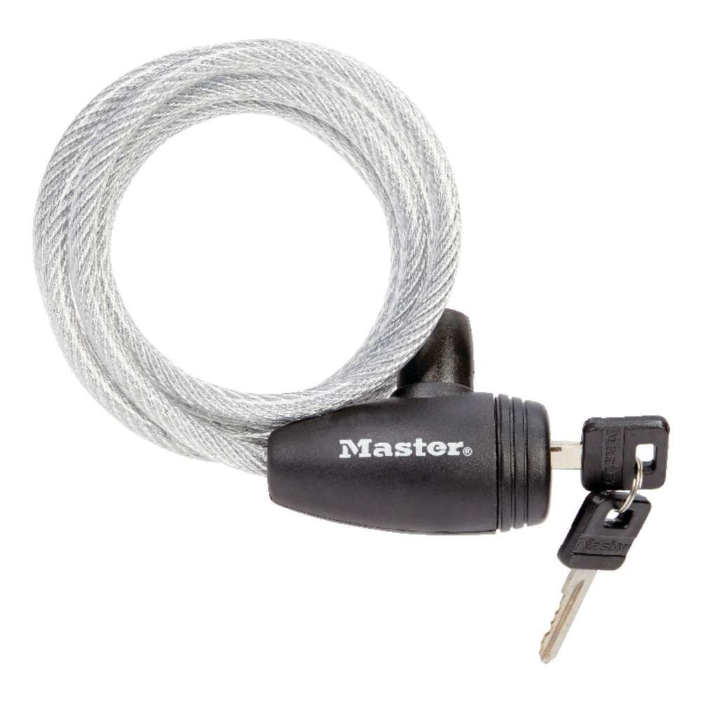 Master Lock Cable Lock 5/16in x 5′ Pin Tumbler Keyed 1 Pack – 8109D